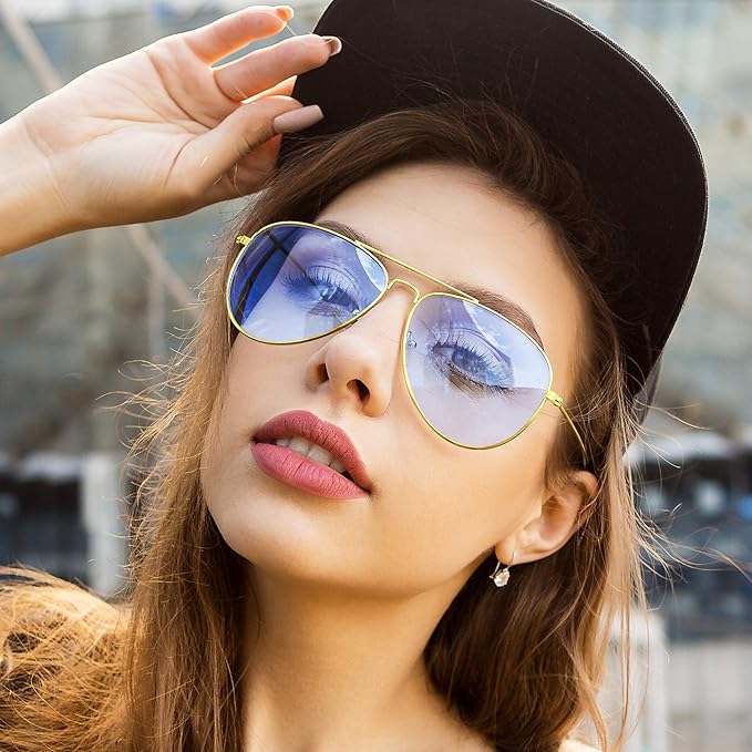 THE TWIDDLERS - Multicolour Aviator Sunglasses Metal Frames x12 - Image 4