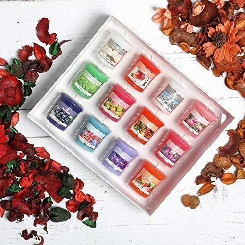 TheGiftbox Scented Candles Jellykiss Scent - 12 Votive Candles - Image 4