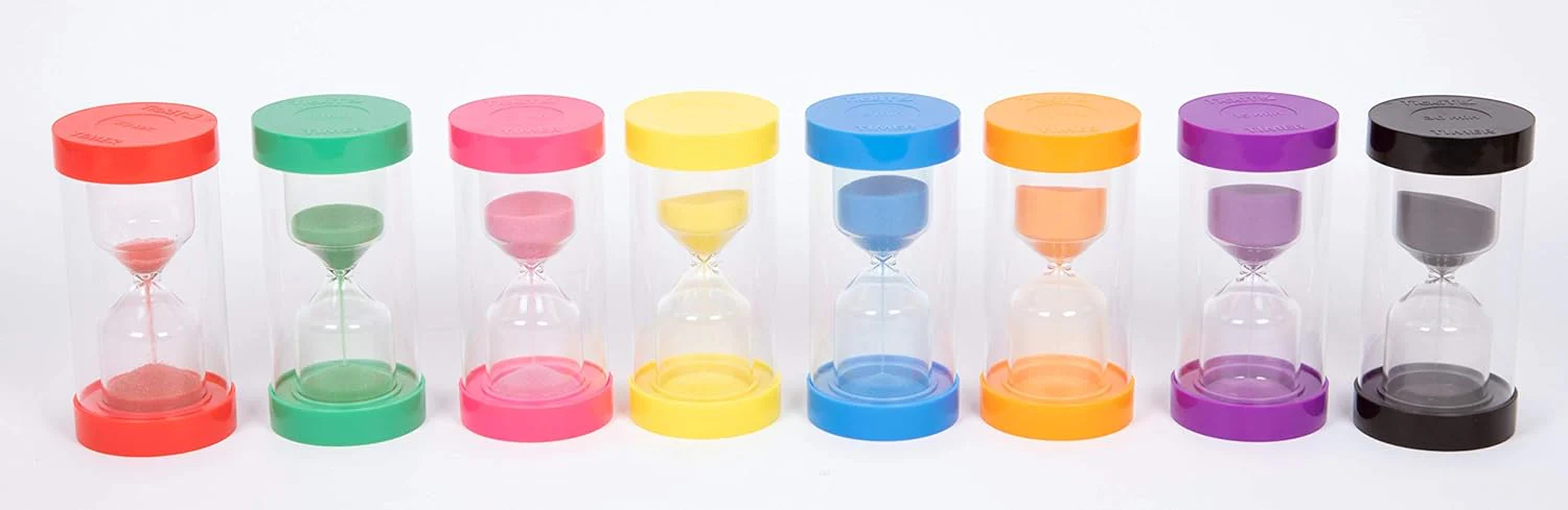 Tickit Colourbright Educational Sand Timer - Pink - Image 2