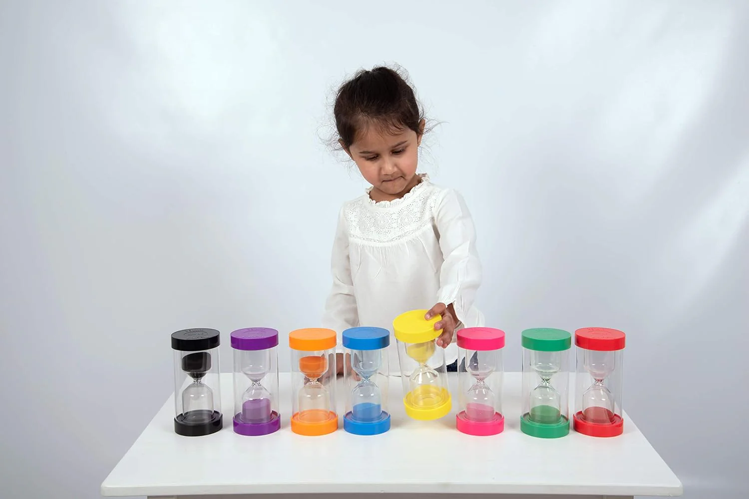 Tickit Colourbright Educational Sand Timer - Pink - Image 3