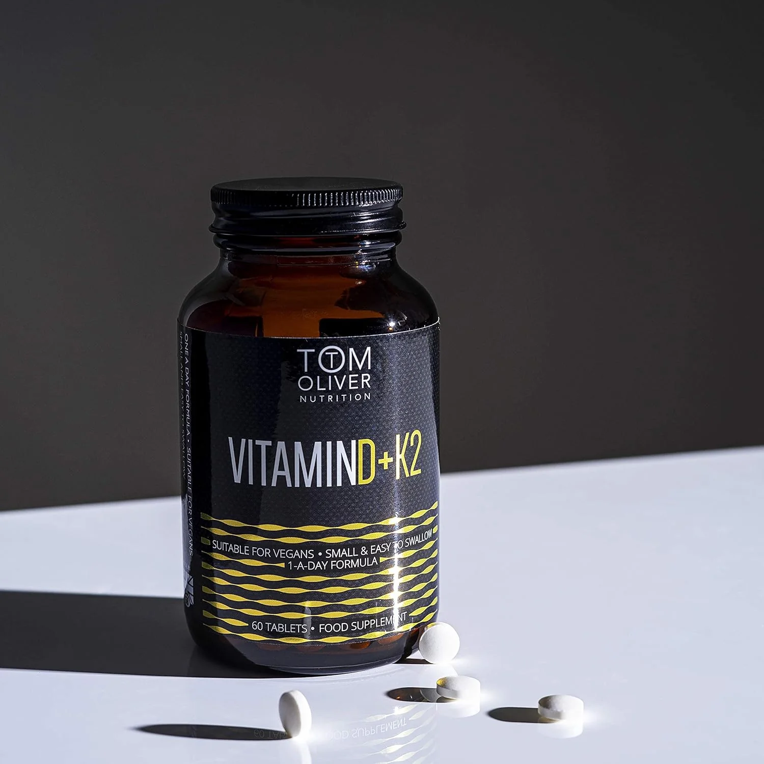 Tom Oliver Nutrition Vitamin D+K2 (60 Capsules) - Image 5