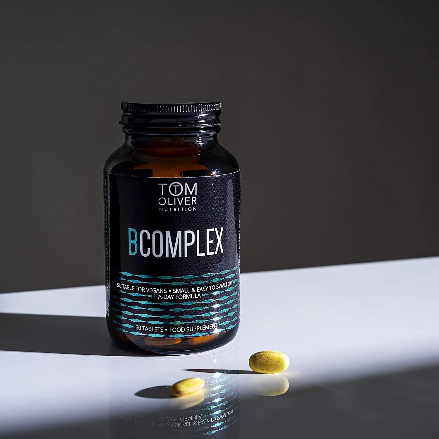 Tom Oliver Nutrition Vitamin B Complex for Energy, Nervous & Hormone Support  - 60 Count - Image 4