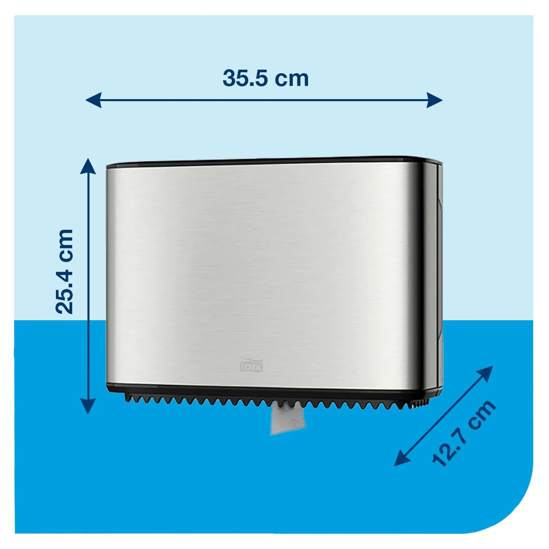 Tork T2 Mini Jumbo Dispenser for Toilet Paper 460006 - Image 2