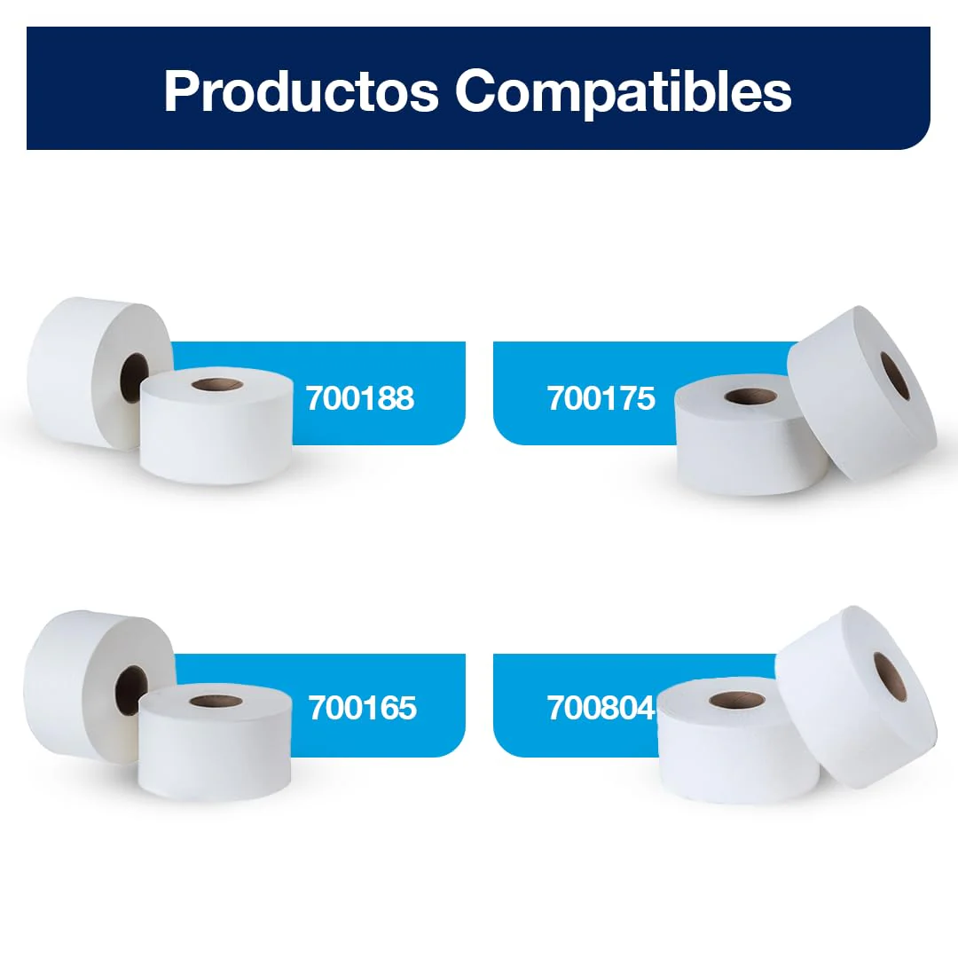 Tork T2 Mini Jumbo Dispenser for Toilet Paper 460006 - Image 4