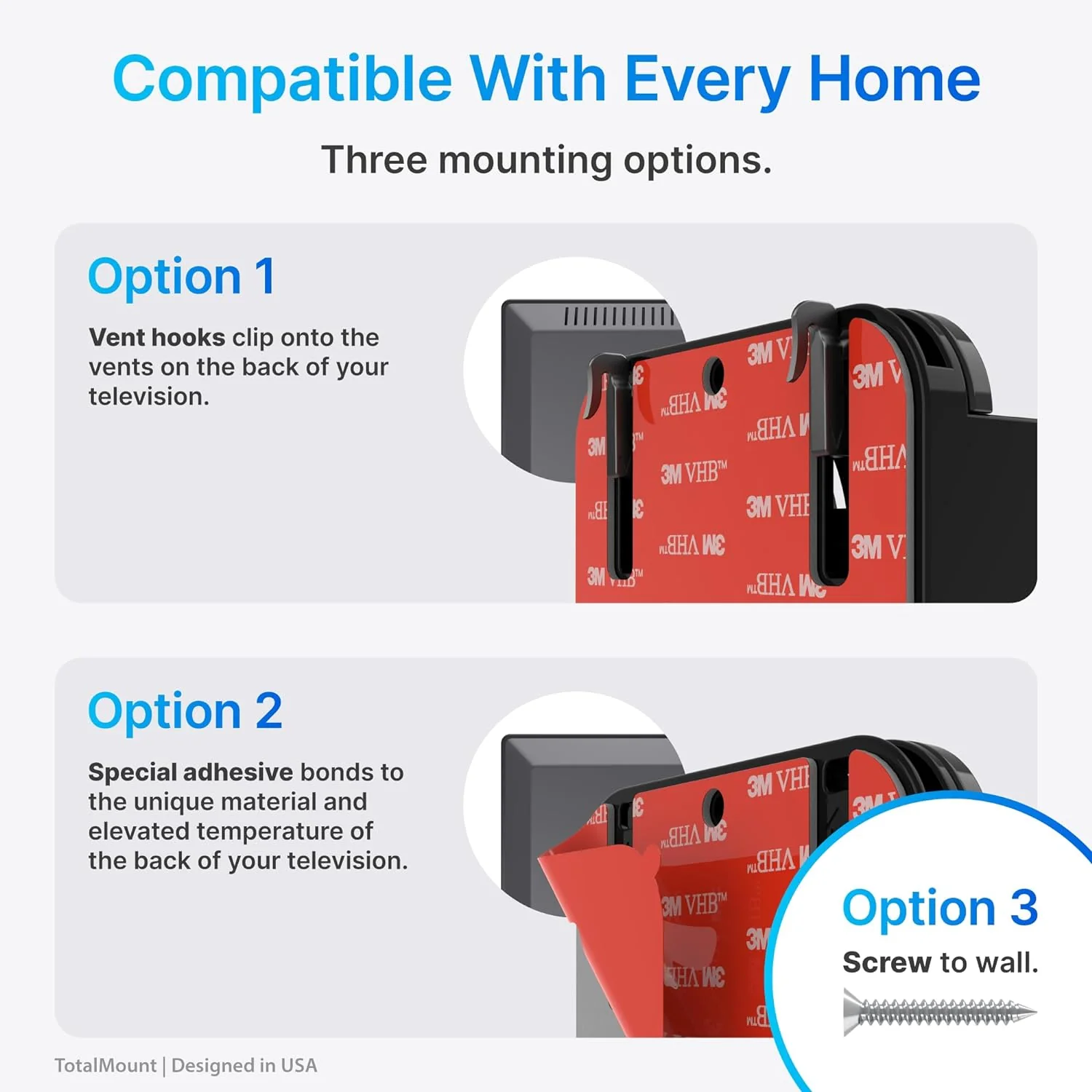 TotalMount 2449 Mounting System for Apple TV4 / TV4K / TV4K HDR / TV5 - Image 5