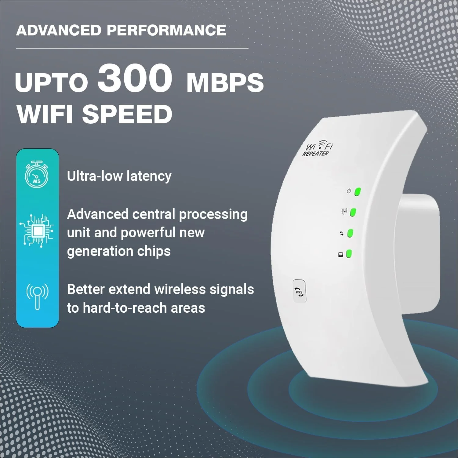 Trenzu WiFi Range Extender for Home/Office - 300Mbps Internet Booster - Image 2