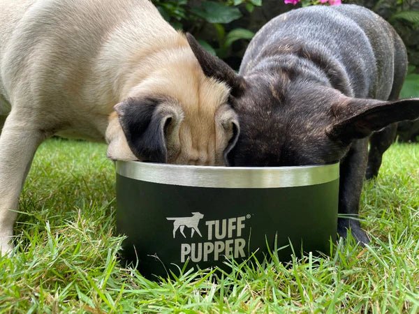 Tuff Pupper Heavy Duty Insulated Bowl for Large Dogs - 100oz (Black) - Image 6
