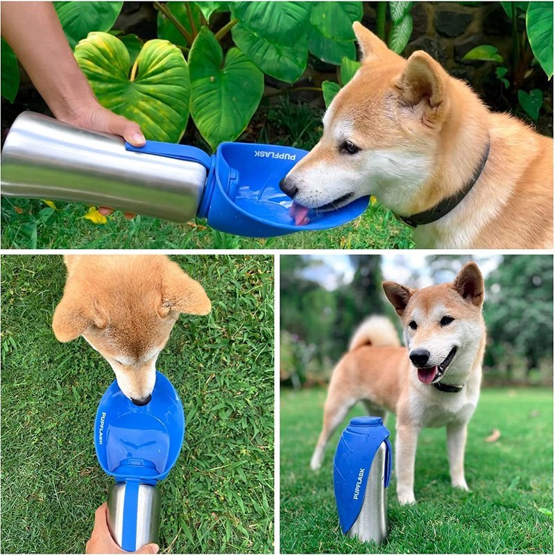 Tuff Pupper PupFlask Dog Water Bottle - 1.2 litre (Blue) - Image 6
