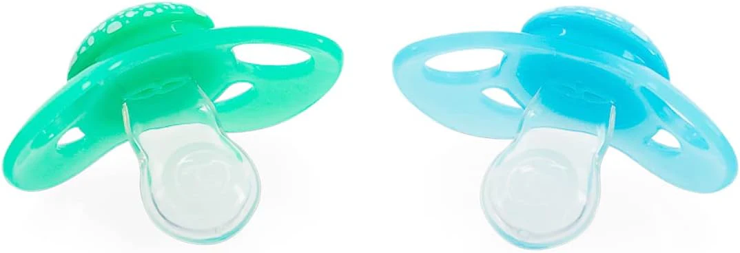Twistshake 2X Orthodontic Pacifier, Baby Infant Soother 6+ Months, Blue/Green - Image 4