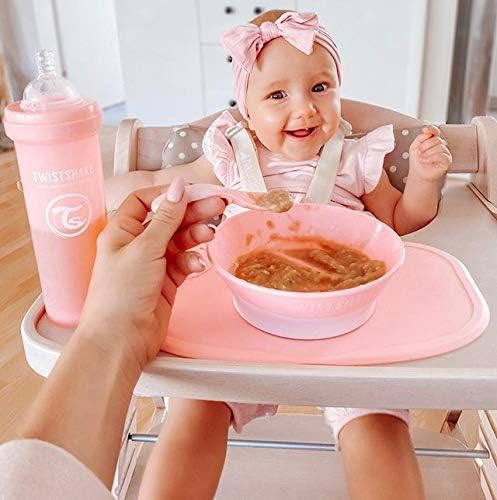 Twistshake Baby Bowl with Airtight Lid - Pink (6+M) - Image 4