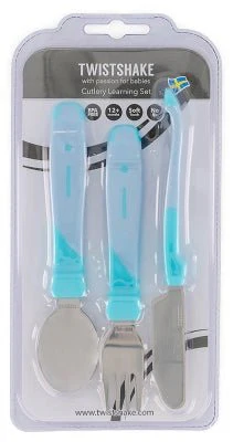Twistshake Cutlery Leanring Set - 12M+ (Blue) - Image 3