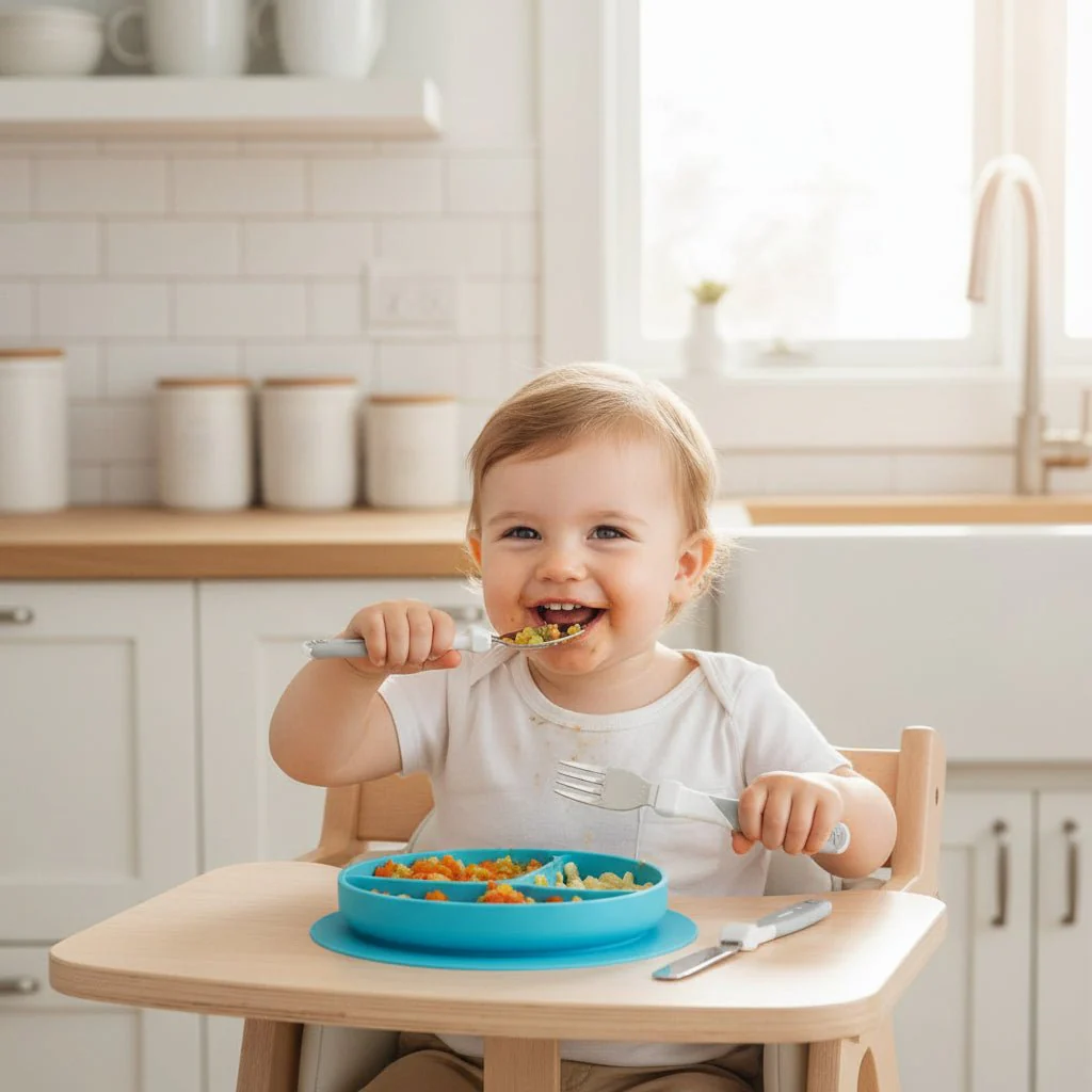 Twistshake Cutlery Leanring Set - 12M+ (Grey) - Image 2