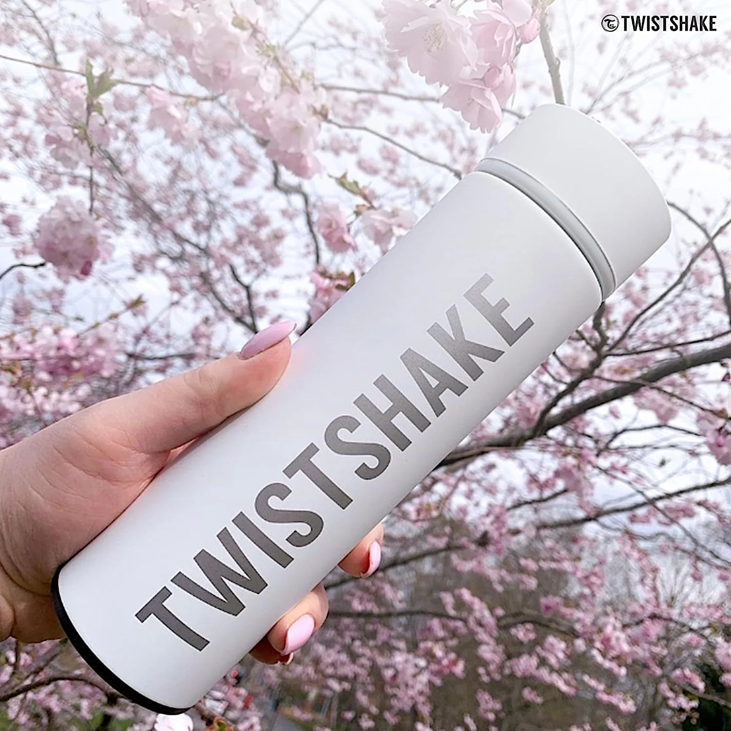Twistshake Hot or Cold Insulated Flask - 420ml (White) - Image 2