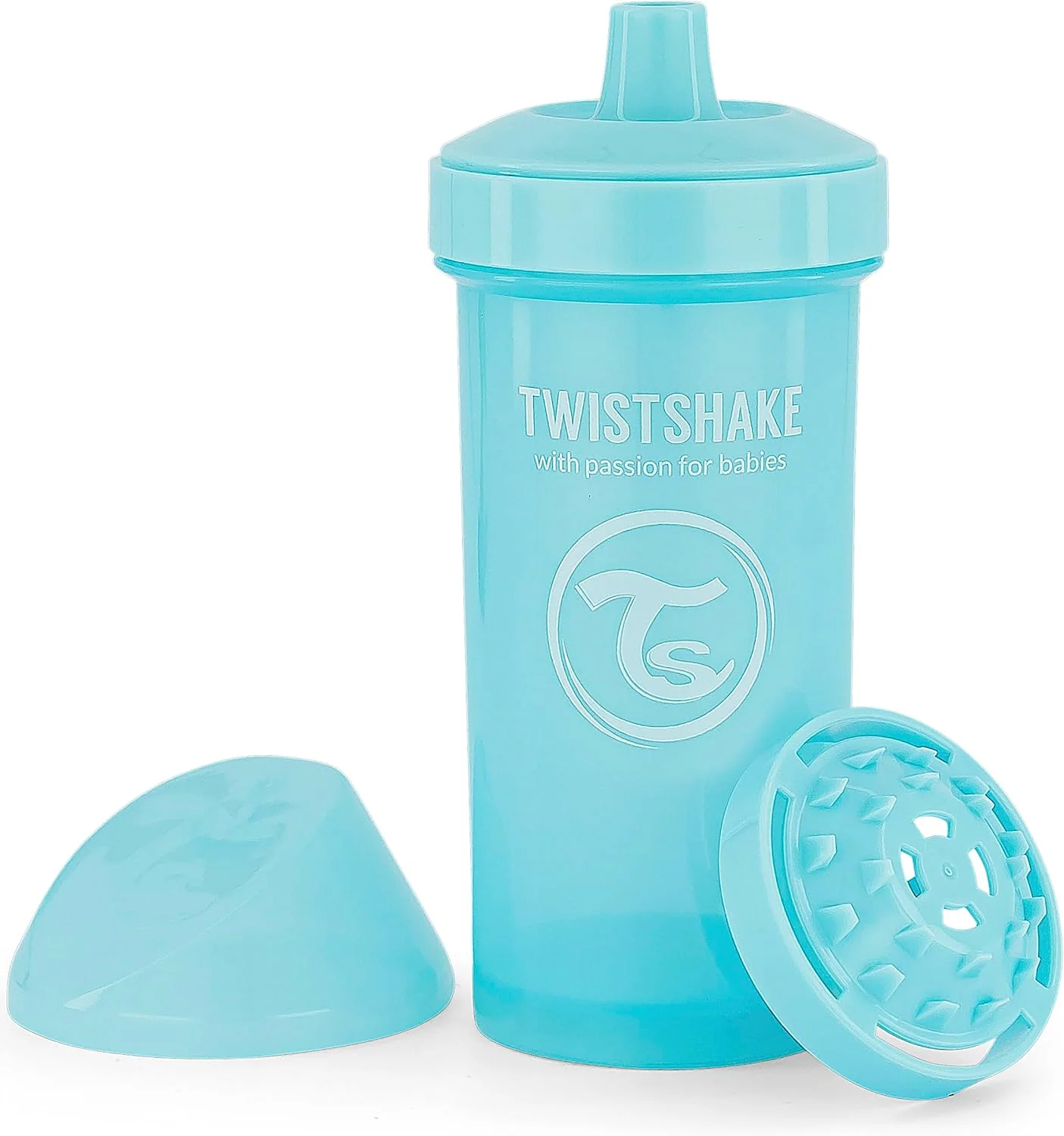 Twistshake Leak Proof Kid Cup with Fruit Mixer - 360ml (Blue) 12M+