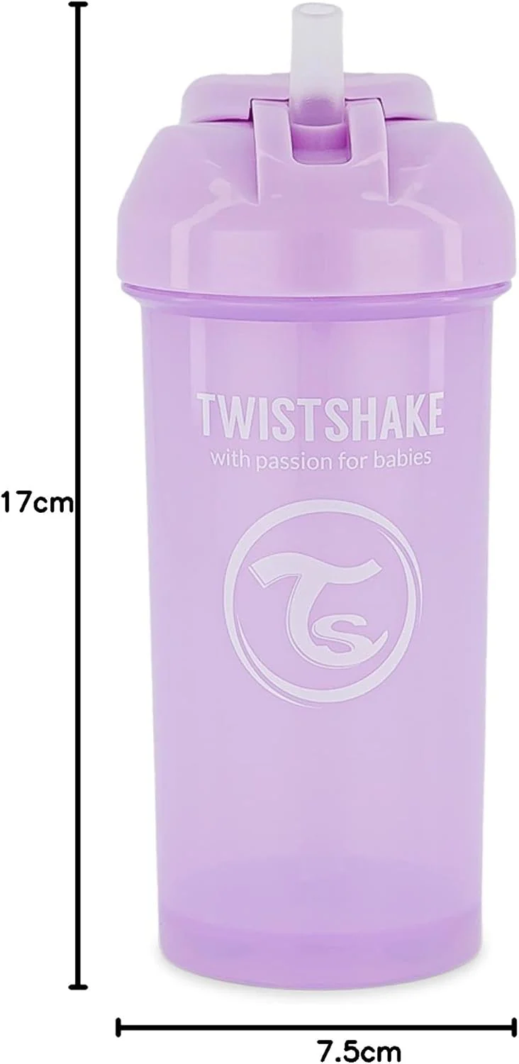 Twistshake Straw Cup Leak Proof Baby Bottle - 360ml - Image 3