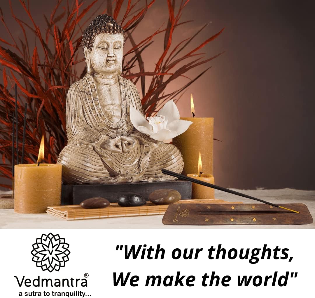 Vedmantra Violet Incense Sticks With Incense Holder - 6 Pack X 20 Sticks - Image 4