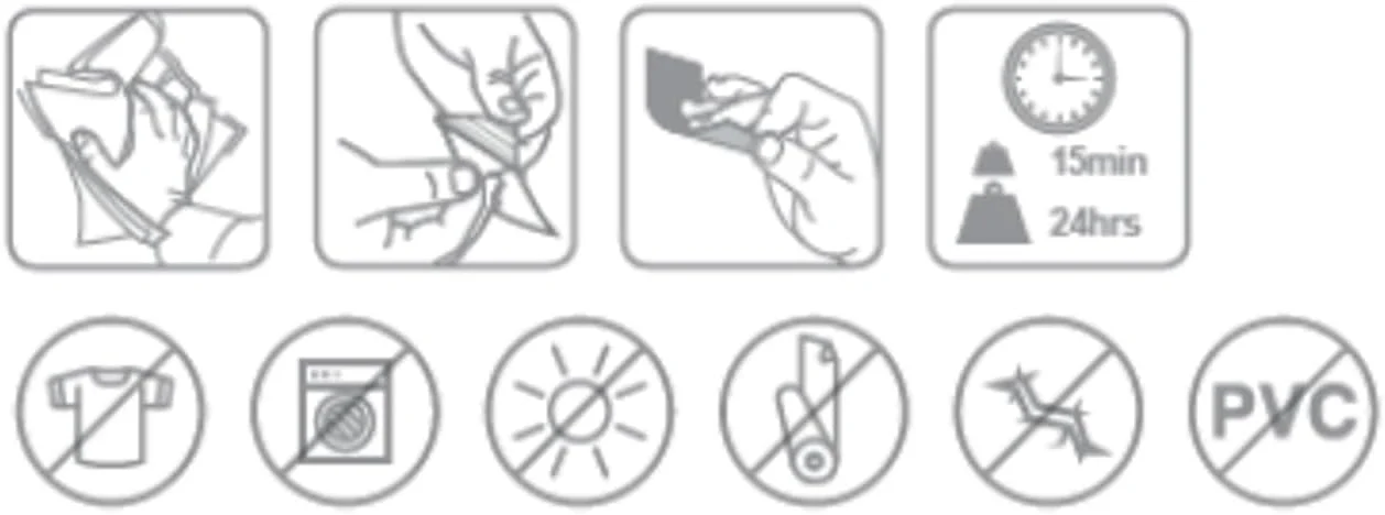 VELCRO® Face Mask Extender Straps - 8 Pack (Black) - Image 10