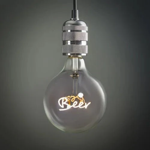 MiniSun Vintage Style 2W LED Light Bulb Bayonet - Beer - Image 3