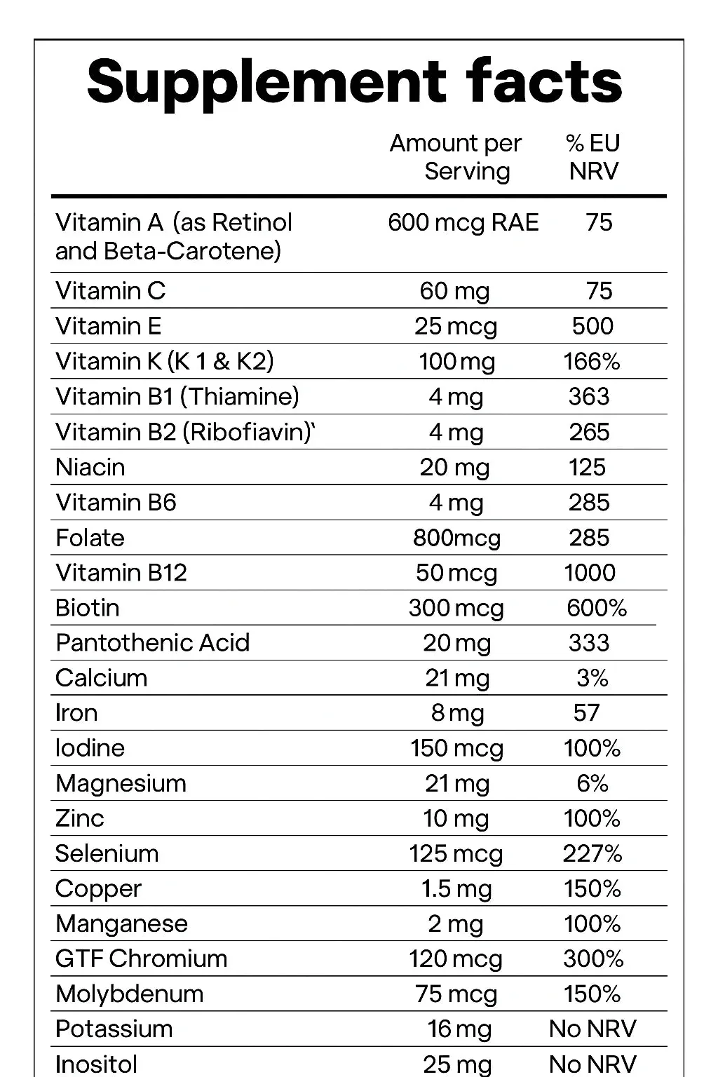 VitaXcel Meno Relief Female Vitality Booster - 120 Capsules - Image 4