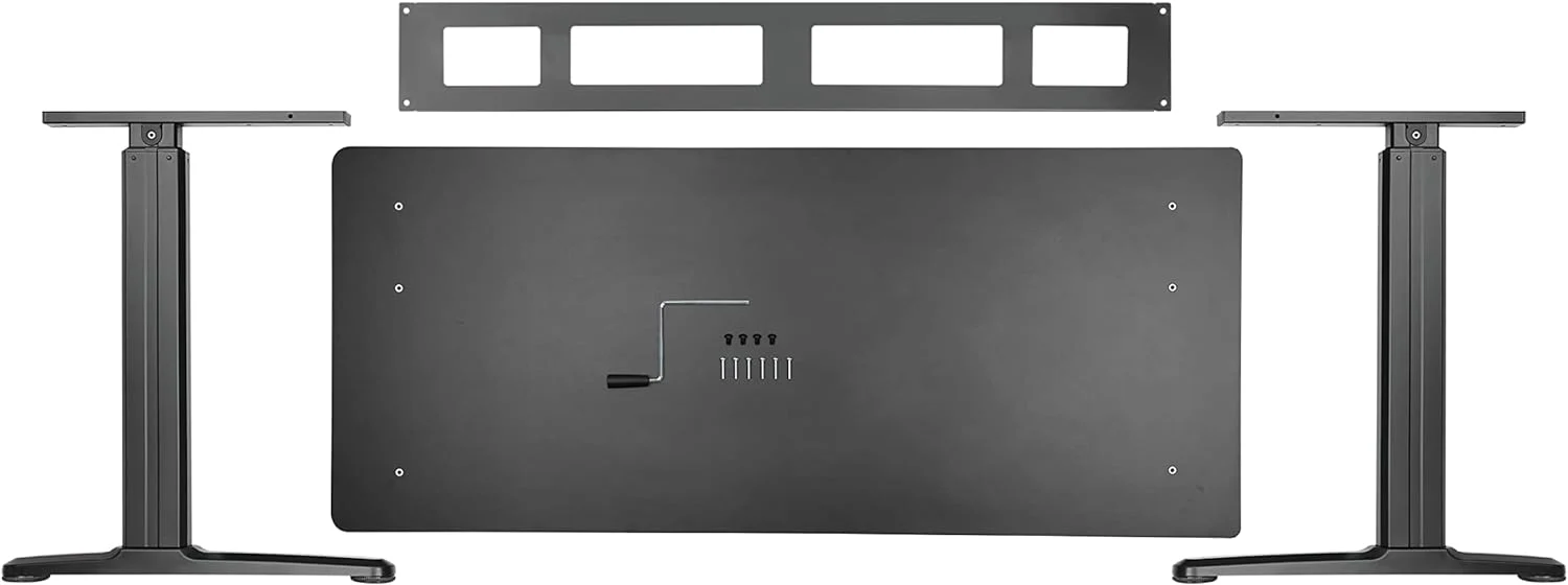 VonHaus Height Adjustable Large Standing Desk - 140cm - Image 3
