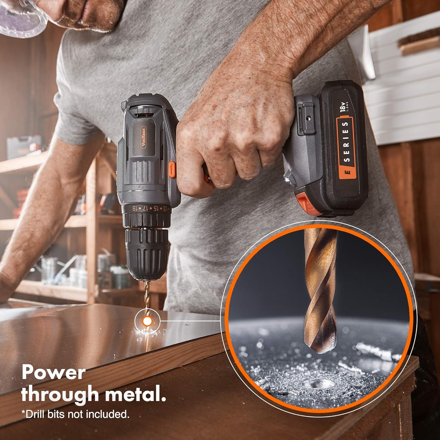 VonHaus Cordless Drill Driver 18V E-Series - no battery - Image 4