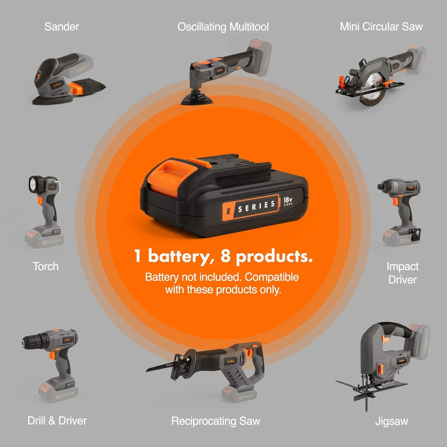 VonHaus Cordless Drill Driver 18V E-Series - no battery - Image 7