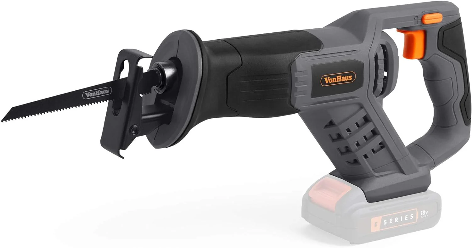 VonHaus E-Series 18V Cordless Reciprocating Saw Tool - Image 4