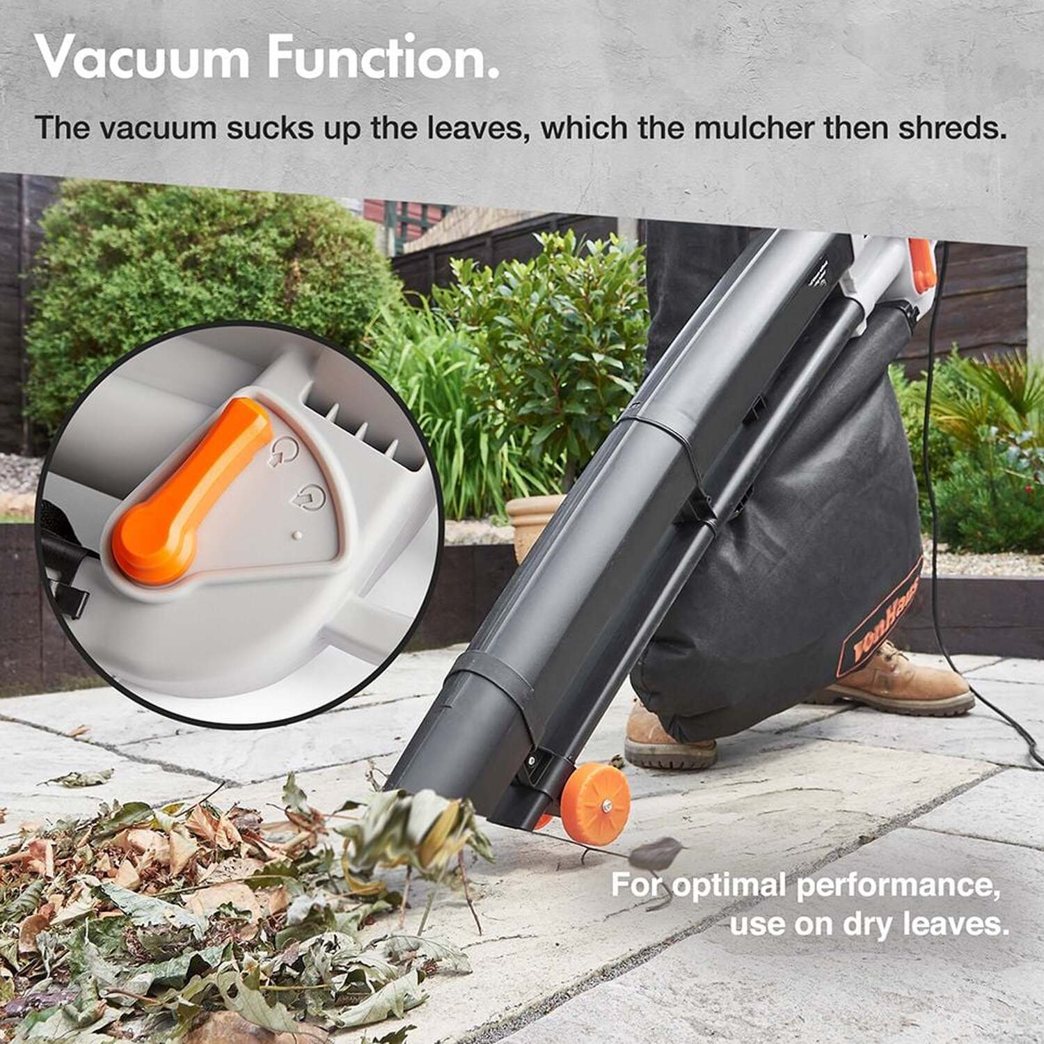 VonHaus Leaf Blower and Vacuum 3000W - Image 3