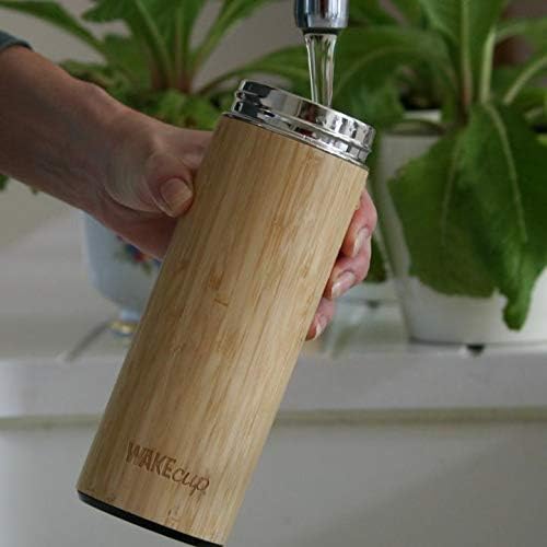 WAKEcup - Eco Friendly Bamboo Thermos - 500ml - Image 4