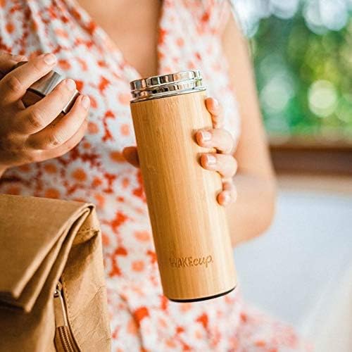 WAKEcup - Eco Friendly Bamboo Thermos - 500ml - Image 5