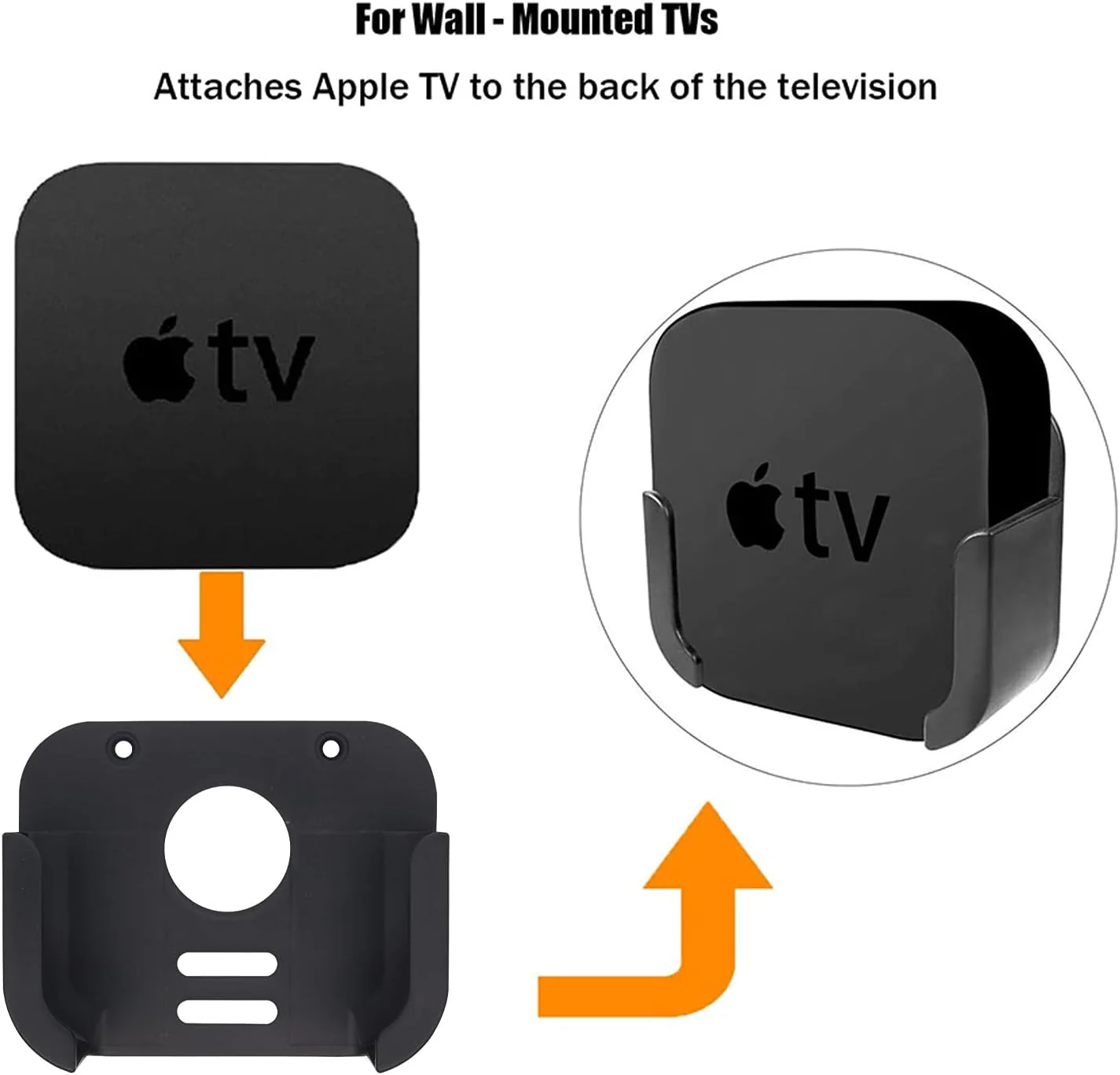 Wall or TV Mount for Apple TV 4th Gen - Image 2