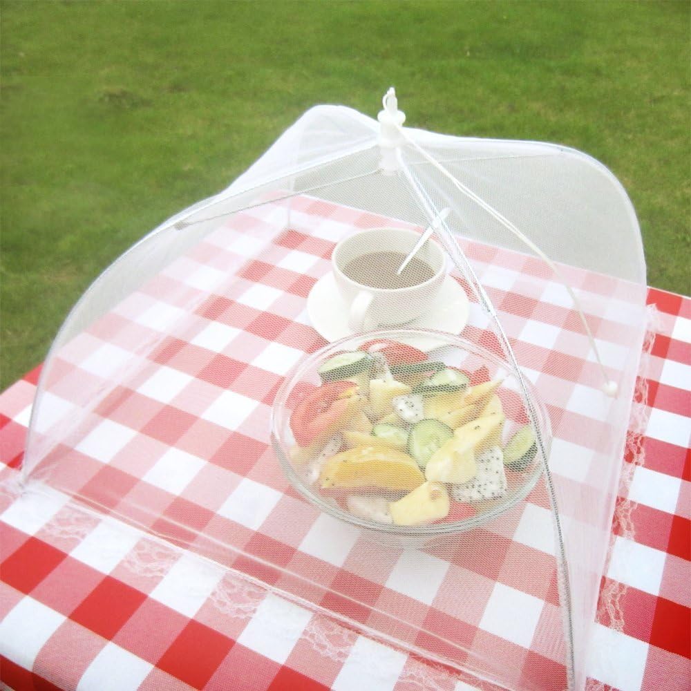 WISDOMWELL Pop-Up Mesh Food Covers - 4 Pack - Image 5