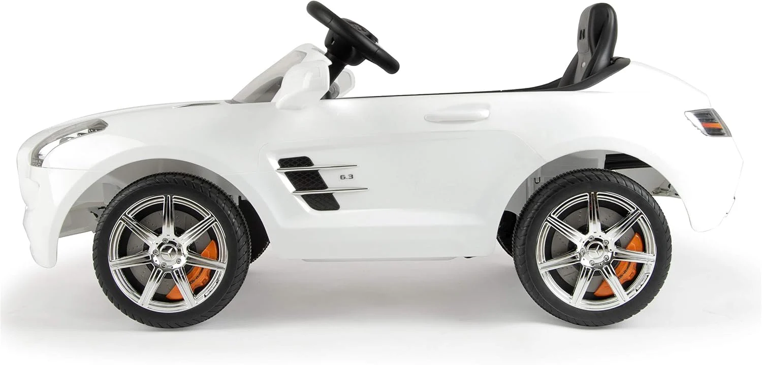 Xootz, Mercedes-Benz White SLS Official Licensed Kids Electric Ride On Car - Image 2