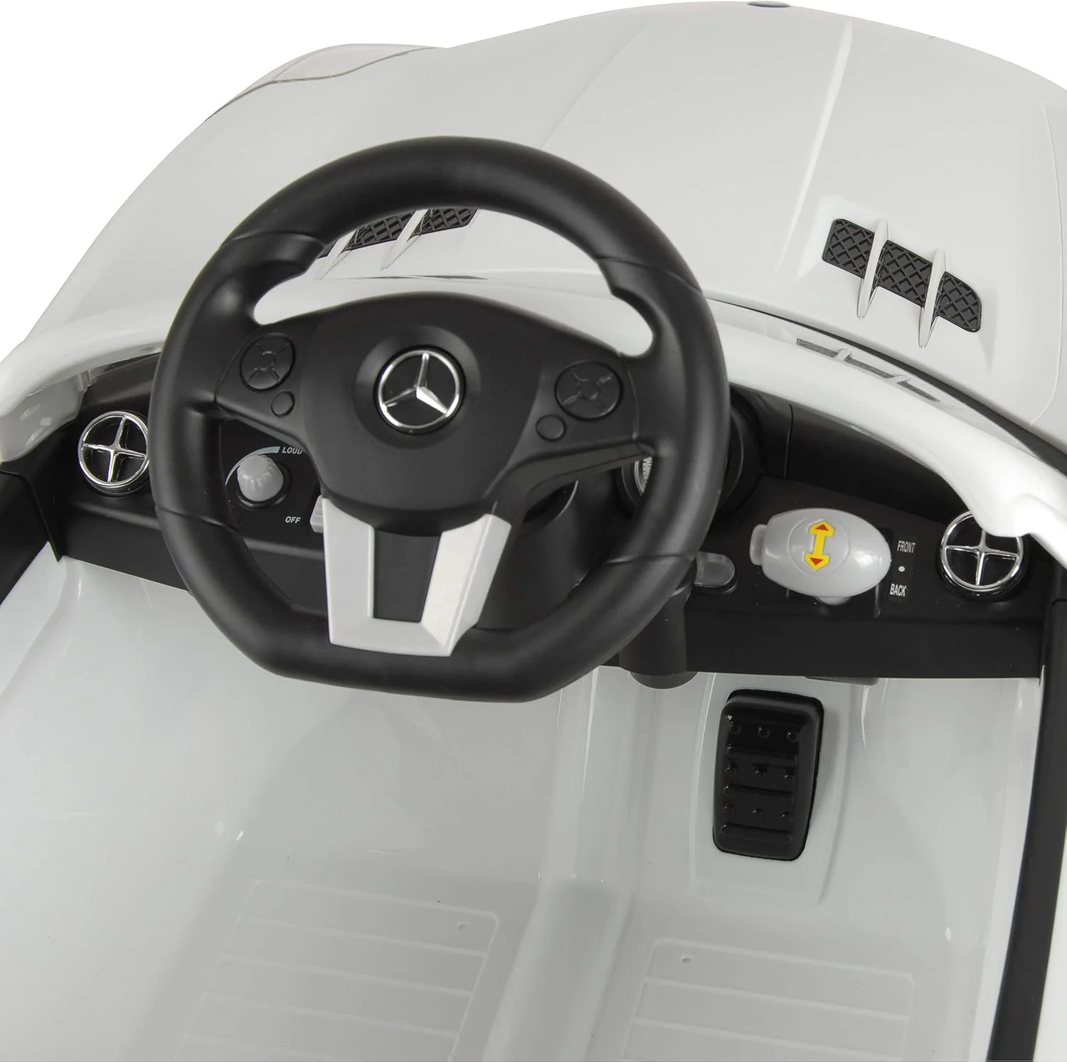 Xootz, Mercedes-Benz White SLS Official Licensed Kids Electric Ride On Car - Image 4