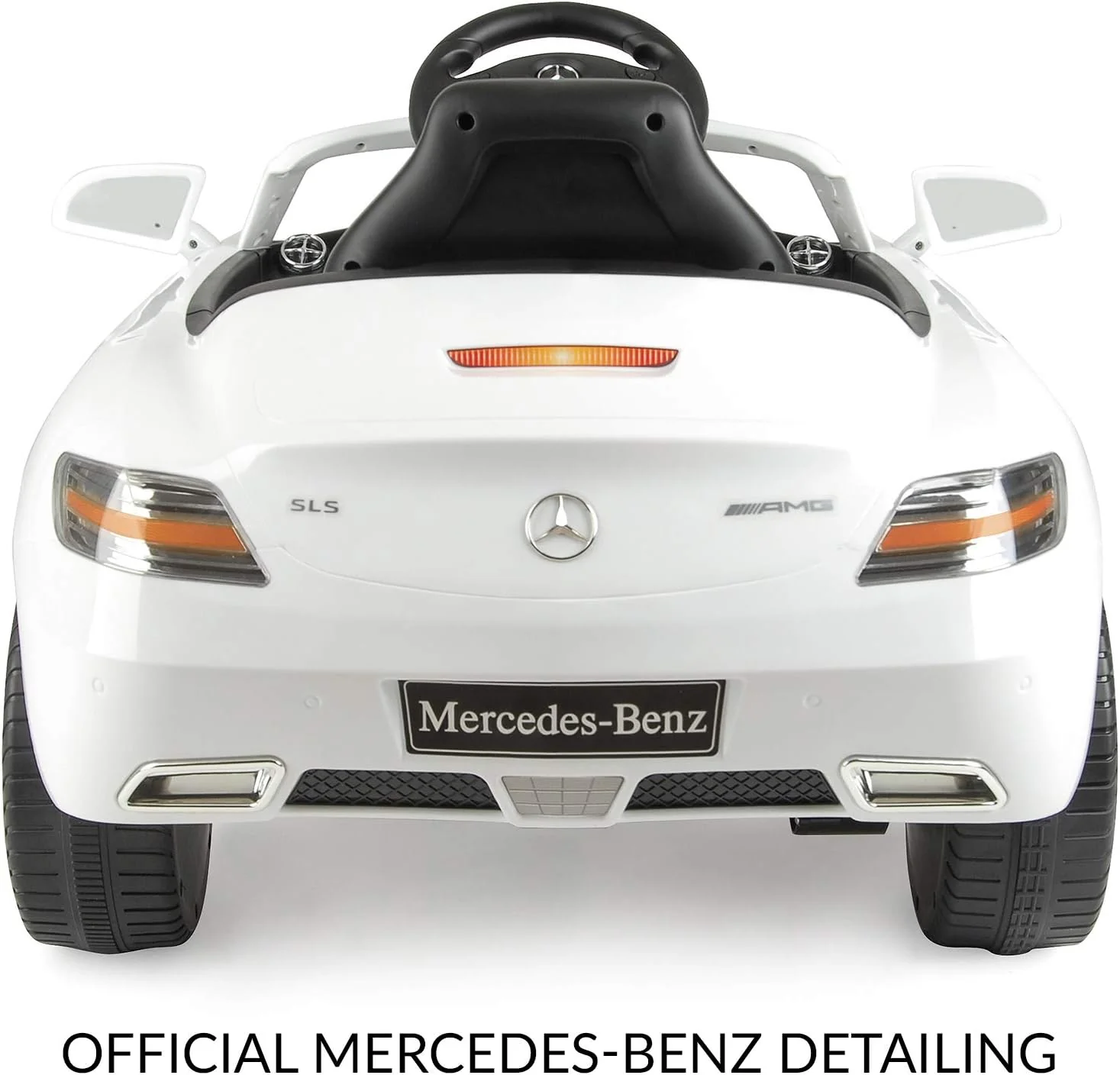 Xootz, Mercedes-Benz White SLS Official Licensed Kids Electric Ride On Car - Image 7