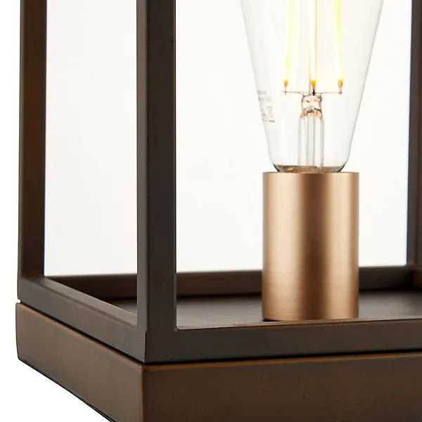York Square Matt Bronze effect Table lamp - Image 4