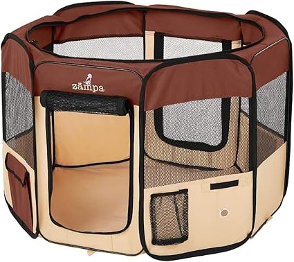 Zampa Pet Pop Up Dog Playpen Inside or Outdoor - Various Colours/Sizes - Image 17