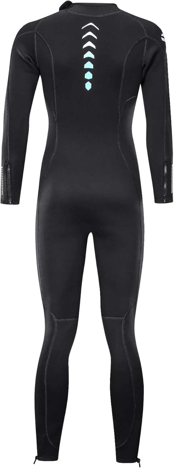 ZCCO Ultra Stretch Womens/Girls Wetsuit 3mm Front Zipper One Piece - X-Small - Image 4