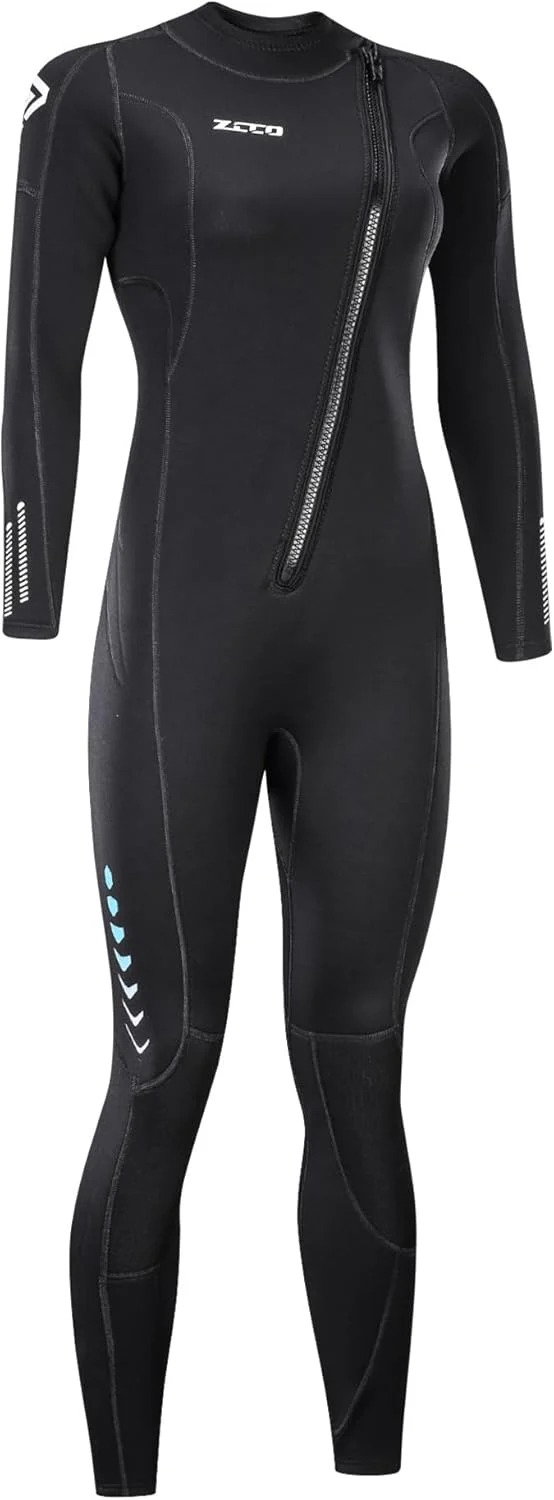 ZCCO Ultra Stretch Womens/Girls Wetsuit 3mm Front Zipper One Piece - X-Small - Image 5