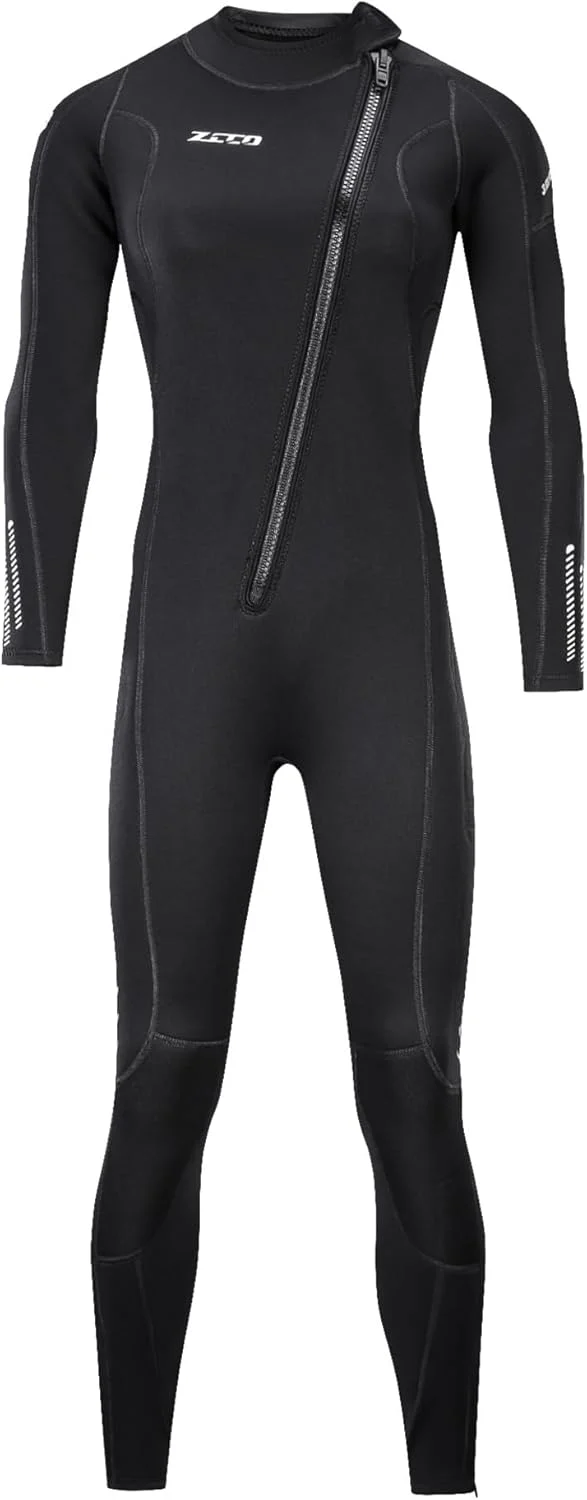 ZCCO Ultra Stretch Womens/Girls Wetsuit 3mm Front Zipper One Piece - X-Small - Image 3