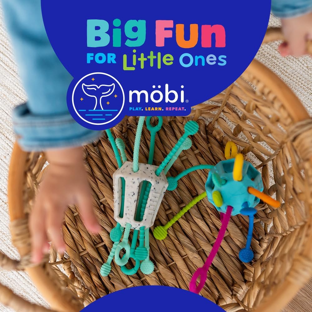 Zippee Pull String Sensory Activity Toy with Unique Textures & Sound-Producing Cords - Image 8