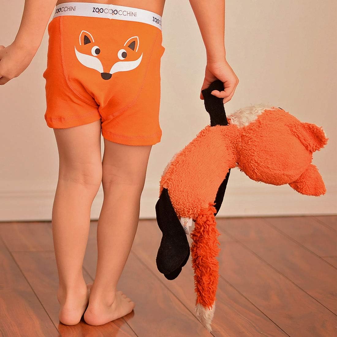 Zoocchini Crazy Critters Organic Boxers - 2-3YRS (3 Pack) - Image 4