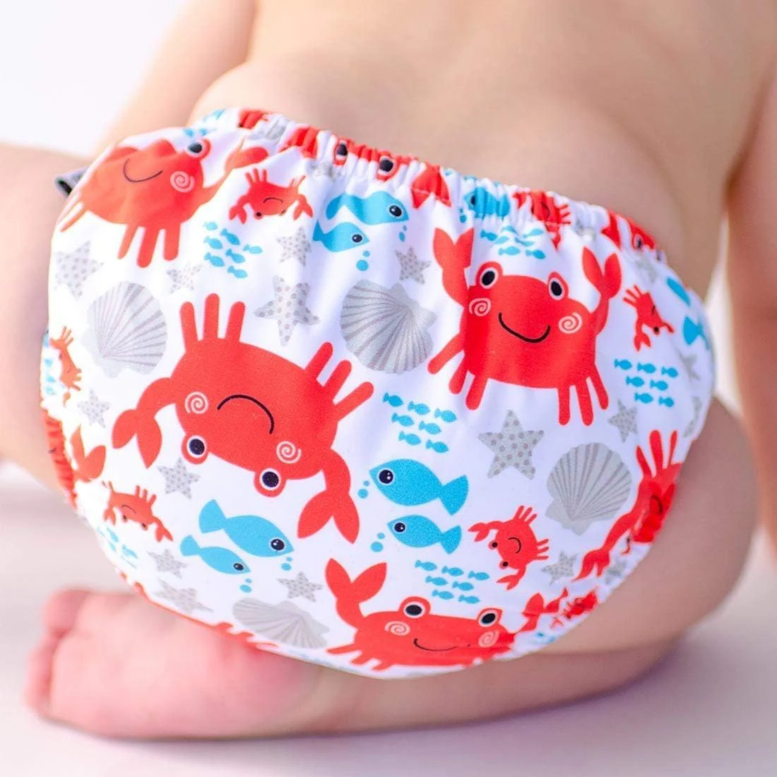 ZOOCCHINI Swim Nappy & Sun Hat Crab (12-24M) - Image 4